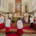 Msza św. w kościele Chrystusa Króla w Gdańsku w Poniedziałek Wielkanocny