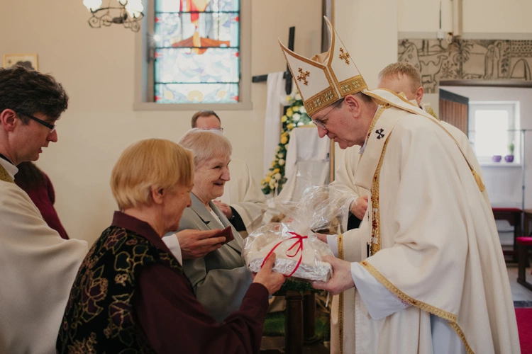 Msza św. w kościele Chrystusa Króla w Gdańsku w Poniedziałek Wielkanocny