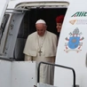 Franciszek podczas jednej z wielu podróży