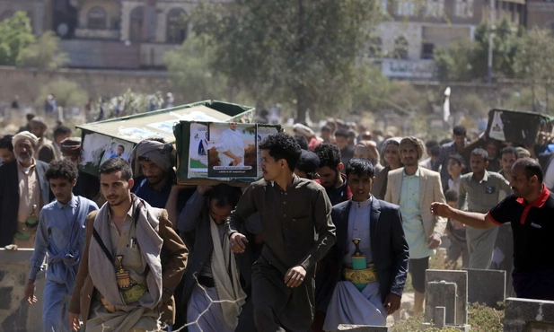 Pogrzeb zabitych przez Amerykanów