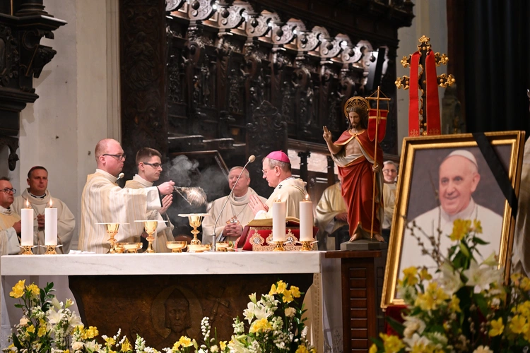 Msza św. za papieża Franciszka