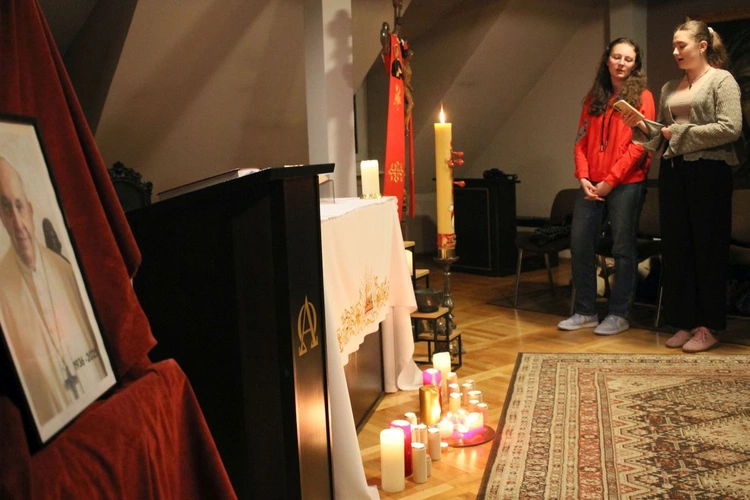 Msza za papieża Franciszka w DA "Xaver"