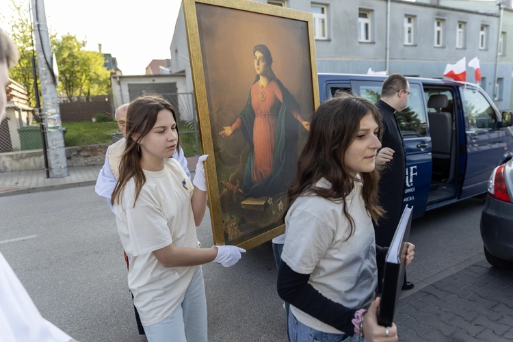 Święta Wiktoria w parafii ojców bernardynów w Łęczycy