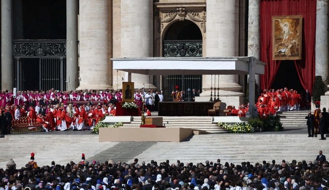 Msza pogrzebowa papieża Franciszka