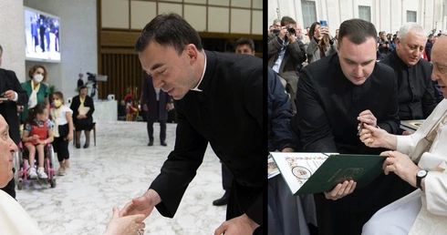 Oni to mają wspomnienia z papieżem Franciszkiem! "Przywoziłem mu polski przysmak". "W swoje imieniny przyszedł do nas"