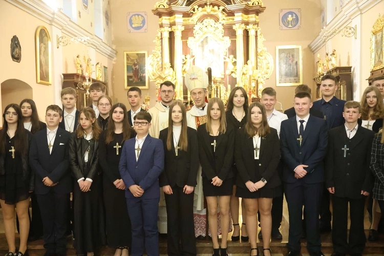 Bierzmowanie w Oleśnie