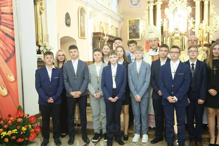 Bierzmowanie w Oleśnie