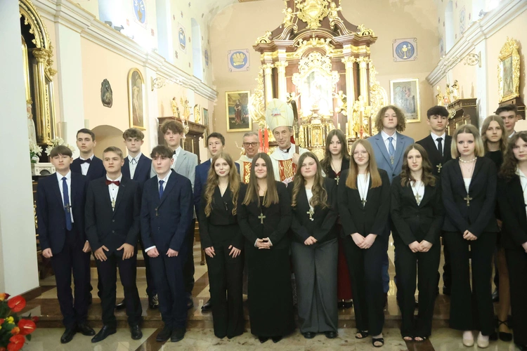 Bierzmowanie w Oleśnie