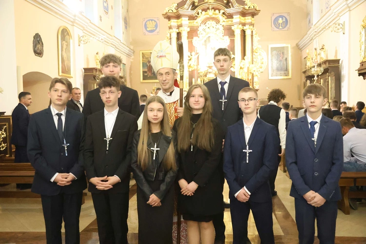 Bierzmowanie w Oleśnie