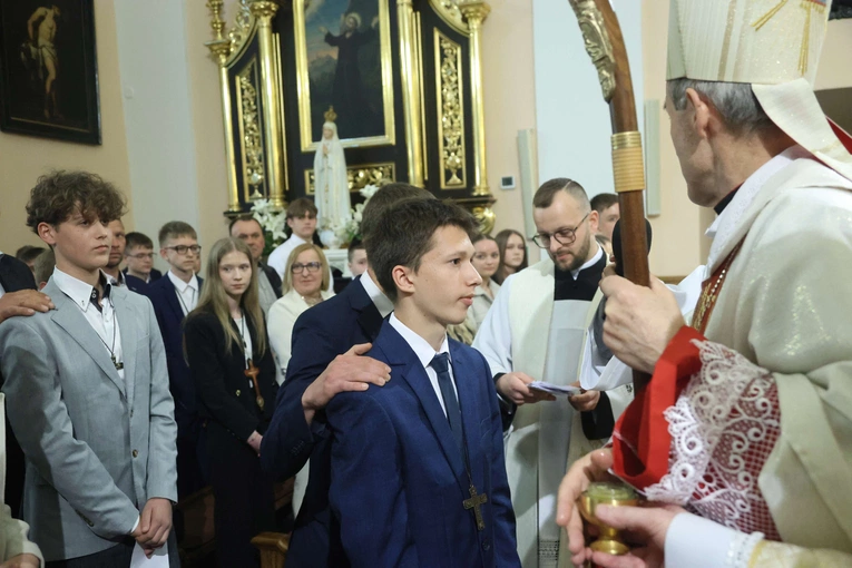 Bierzmowanie w Oleśnie