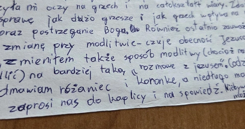 "Rekolekcje" w zamknięciu