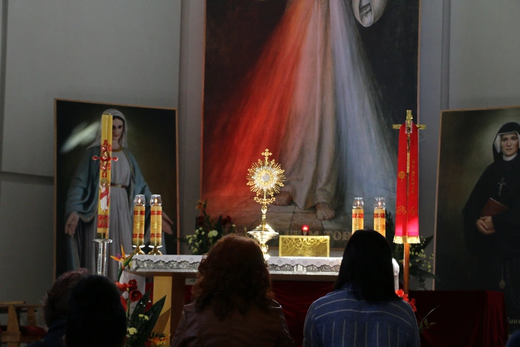 Godzina Miłosierdzia w Sanktuarium Bożego Miłosierdzia w Płocku