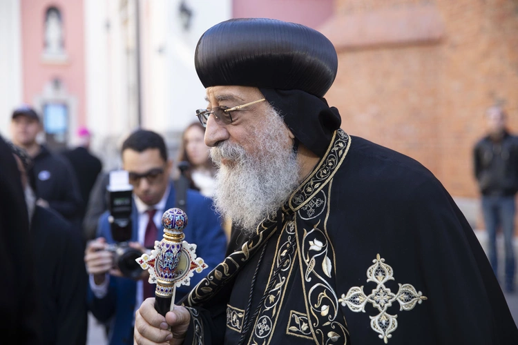 Tawadros II modlił się w archikatedrze warszawskiej o pokój 