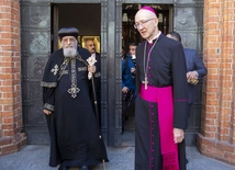 Tawadros II modlił się w archikatedrze warszawskiej o pokój 
