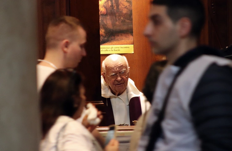 Bazylika Santa Maria Maggiore po pogrzebie papieża