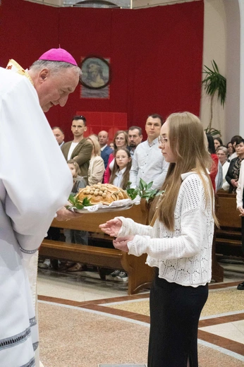 Bierzmowanie w Słopnicach Dolnych