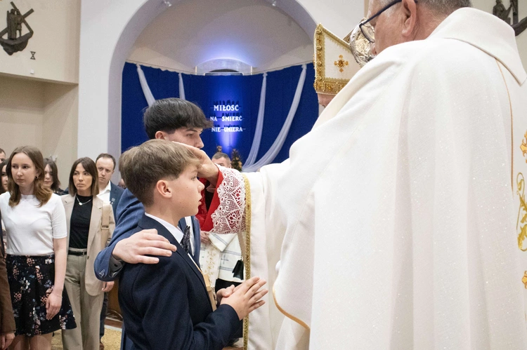 Bierzmowanie w Słopnicach Dolnych