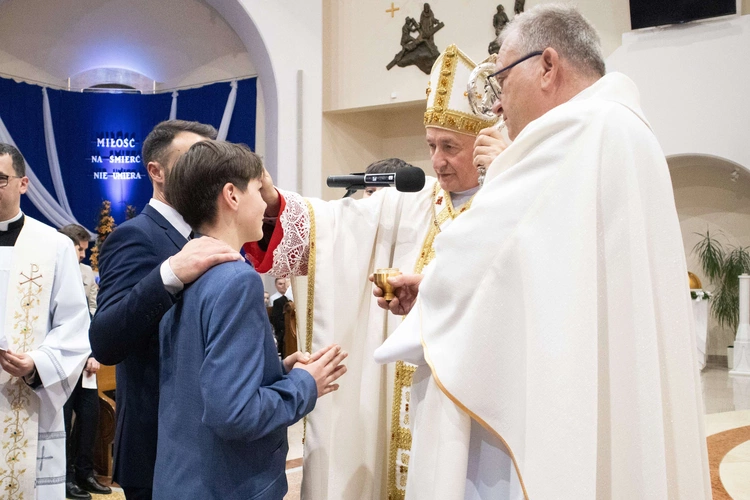 Bierzmowanie w Słopnicach Dolnych