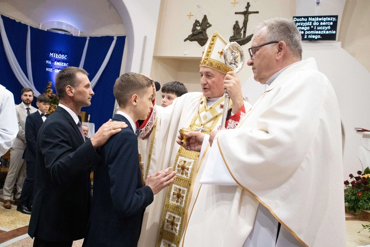 Bierzmowanie w Słopnicach Dolnych