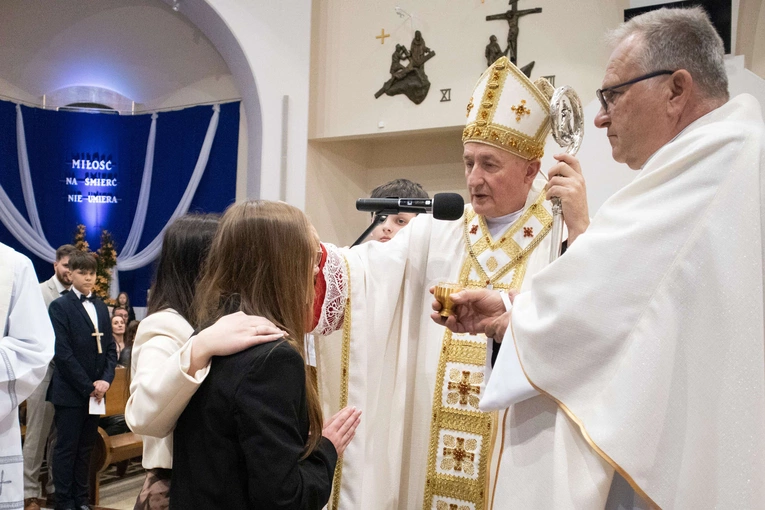 Bierzmowanie w Słopnicach Dolnych