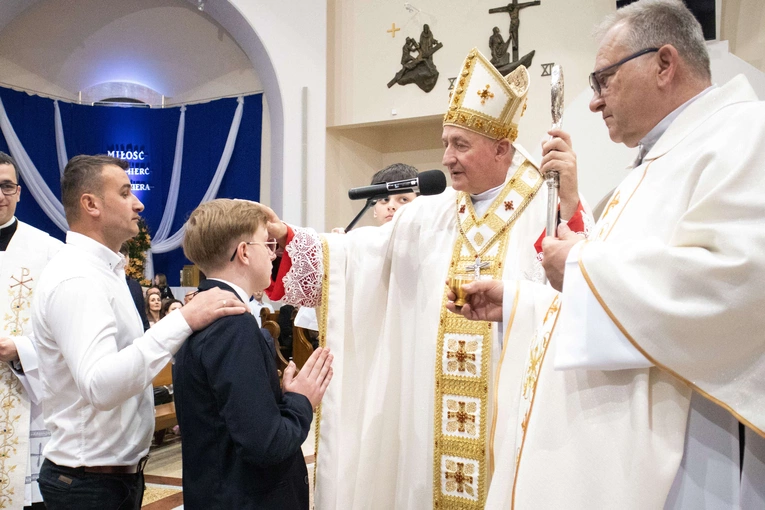 Bierzmowanie w Słopnicach Dolnych