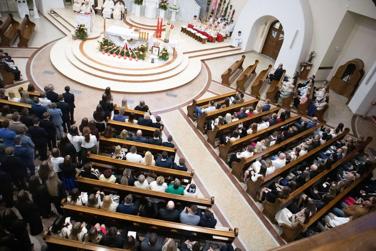 Bierzmowanie w Słopnicach Dolnych