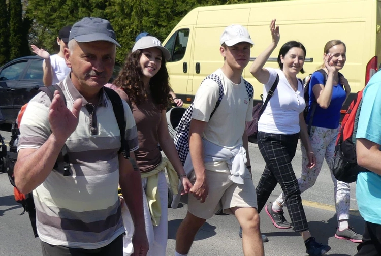 1. Grupa św. Faustyny w drodze do Łagiewnik - 2025