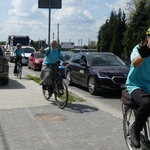 Pielgrzymi rowerowi w drodze do Łagiewnik - 2025