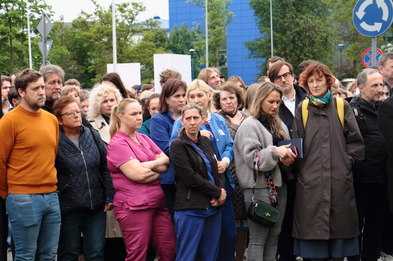 Dzień żałoby w Szpitalu Uniwersyteckim w Krakowie