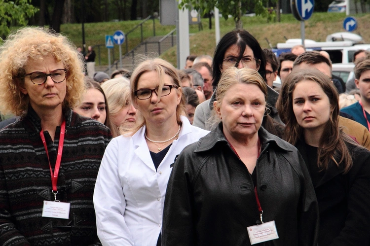Dzień żałoby w Szpitalu Uniwersyteckim w Krakowie