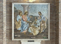 Jezus daje Piotrowi klucze królestwa niebieskiego