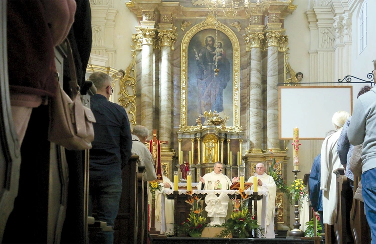Mszy św. w lubelskim sanktuarium świętego przewodniczył ks. Marek Urban.