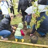 Drzewka sadzili pracownicy DFOŻ, przedstawiciele władz, dziennikarze, a także całe rodziny.