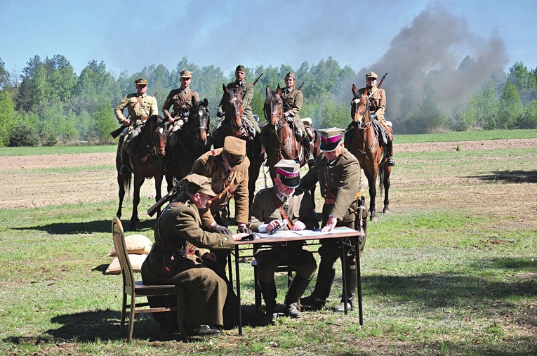 Ważnym punktem tegorocznych obchodów  była inscenizacja historyczna. 