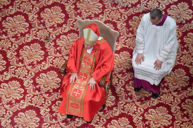 Msza św. o wybór papieża w Bazylice św. Piotra 