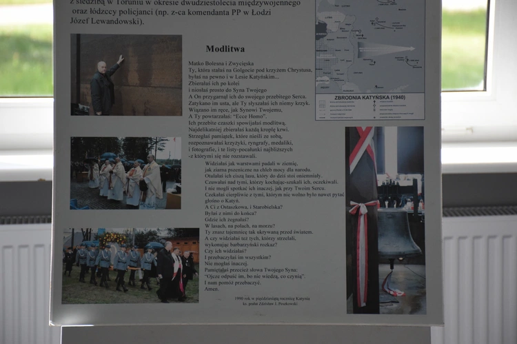 Wystawa fotograficzna o działalności duszpasterstwa policji