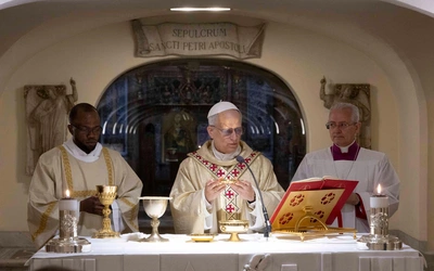Papież odprawił Mszę przy Grobie św. Piotra