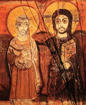 Ikona Jezus i przyjaciel   