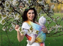 Aleksandra Waliczek z małą Ulą.