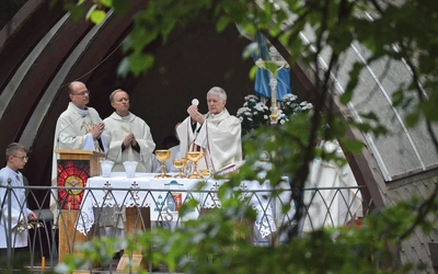 Eucharystii dla pielgrzymów przewodniczył bp Marek Szkudło. 