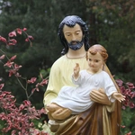 Podlesie Machowskie. Poświęcenie figur Matki Bożej i św. Józefa