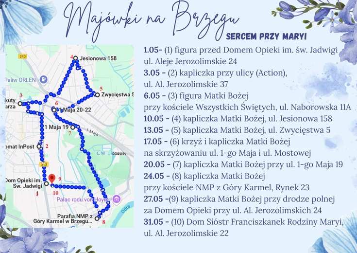 Majówki na Brzegu - sercem przy Maryi