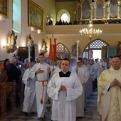 Święcenia diakonatu w koneckiej kolegiacie