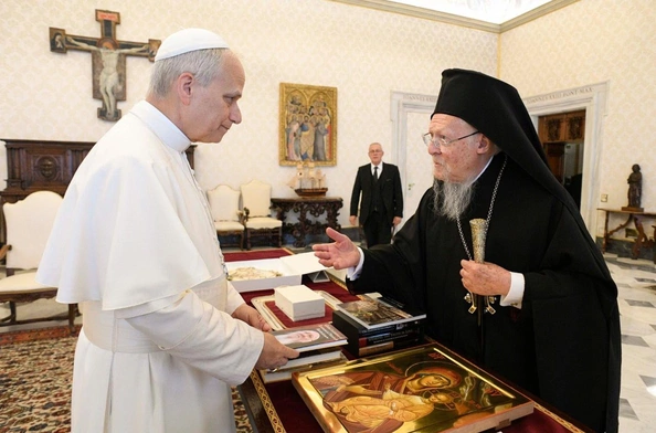 Leon XIV do patriarchy Bartłomieja o pragnieniu przybycia do Nicei