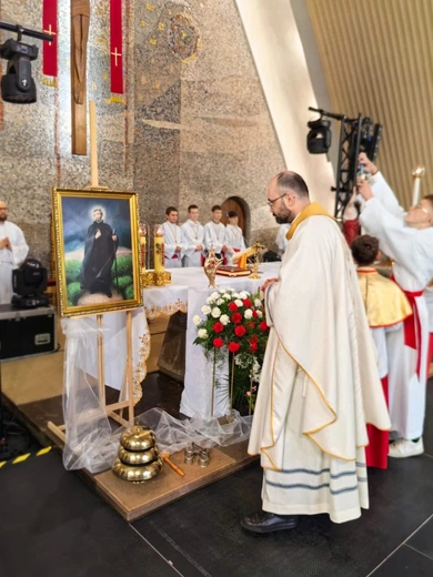 Przyjęcie relikwie św. Andrzeja Boboli
