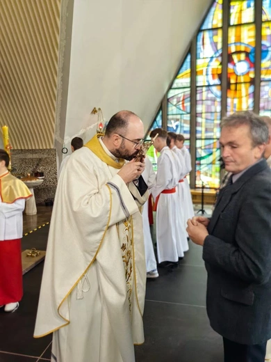 Przyjęcie relikwie św. Andrzeja Boboli