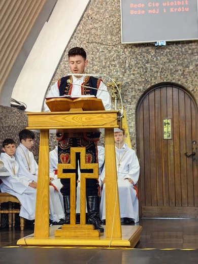 Przyjęcie relikwie św. Andrzeja Boboli