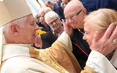  W czasie Mszy św. małżonkowie odnowili przyrzeczenia, dla wielu z nich był to bardzo wzruszający moment.  