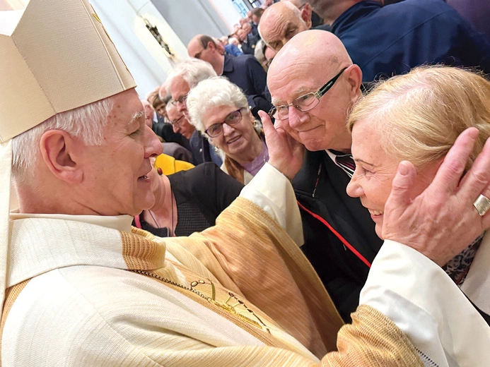  W czasie Mszy św. małżonkowie odnowili przyrzeczenia, dla wielu z nich był to bardzo wzruszający moment.  