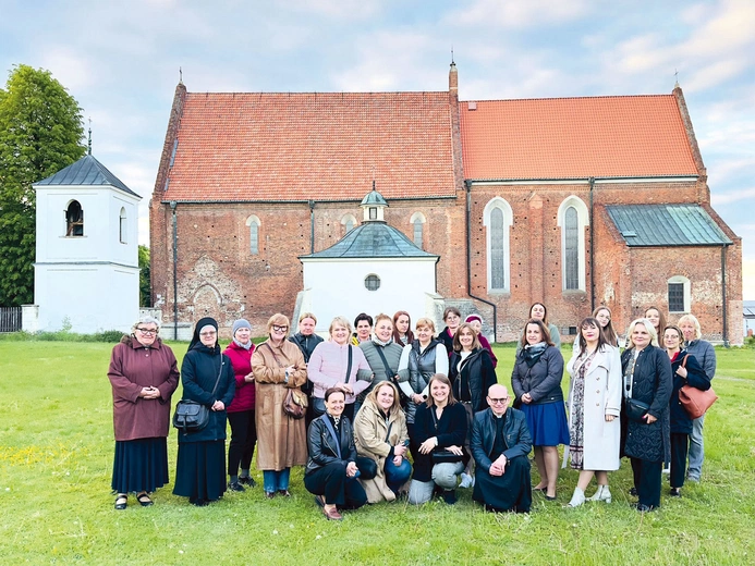 Oprócz modlitwy był czas na rozmowy, uśmiech i odkrywanie bogactwa Zawichostu.
